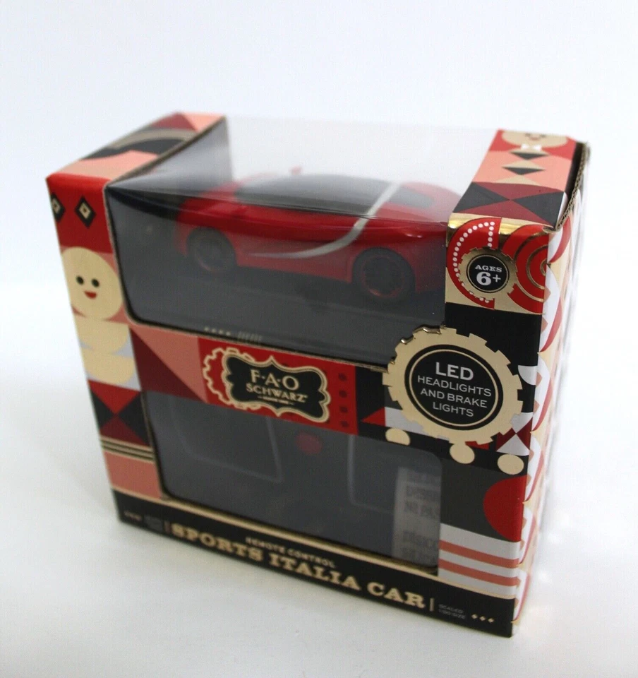 FAO Schwarz Remote Control Sports Italia Car 1:50 Scale 2.4 ghz Red NEW - Image 2 of 4