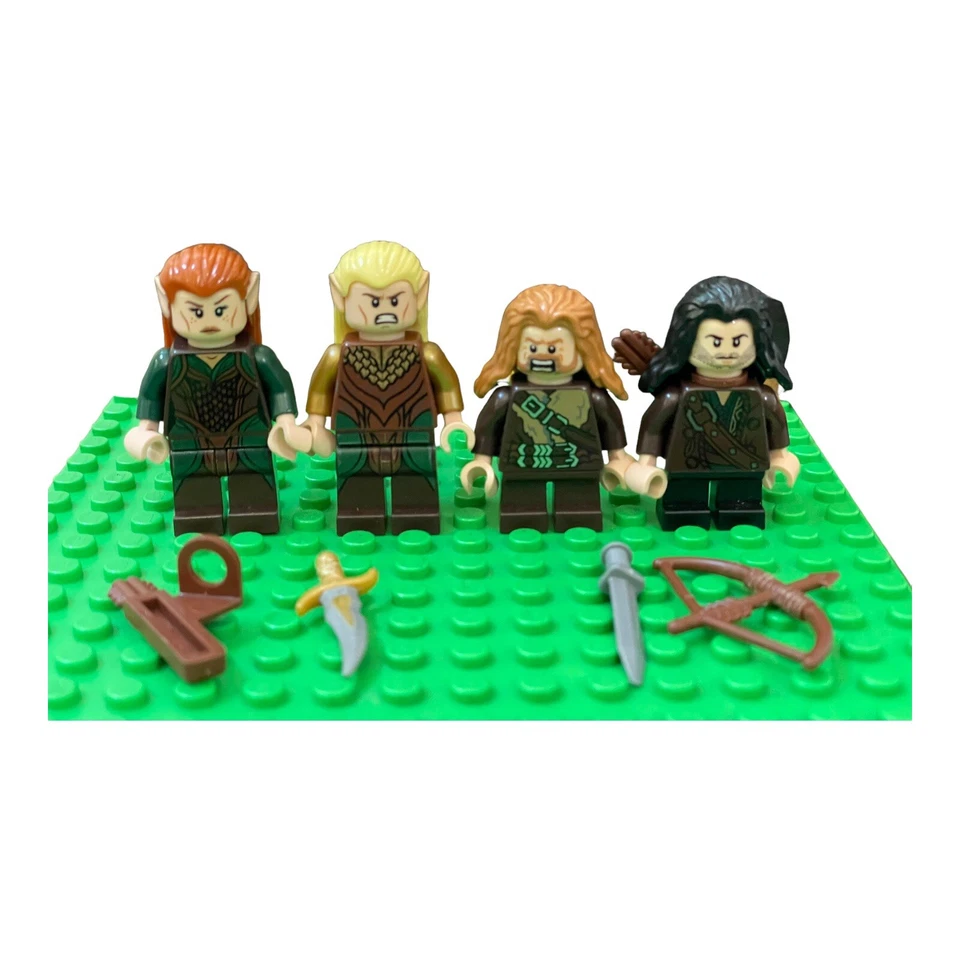 LEGO The Hobbit Tauriel Legolas Hobbits Minifigures 79001 Elf Lot Manual LOTR - Image 3 of 4