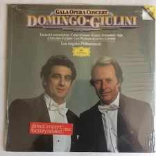Domingo-Giulini-Gala Opera Concert-LP-Deutsche Grammophon-2532-009-NEW-Sealed
