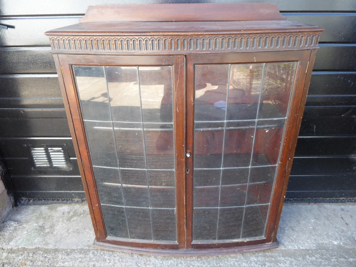 Ebay vintage glass display clearance cabinet