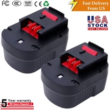 2X 12V 4800mAh For Black and Decker HPB12 Battery A1712 FS120B FSB12 A12 A12-XJ