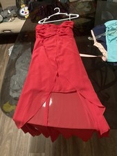 davids bridal Red dress Size 6