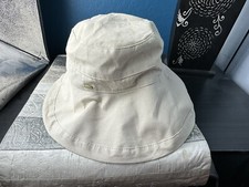 Scala Collection Ivory Beige Bucket Beach Cotton Floppy Sun Hat UPF 50 Protect