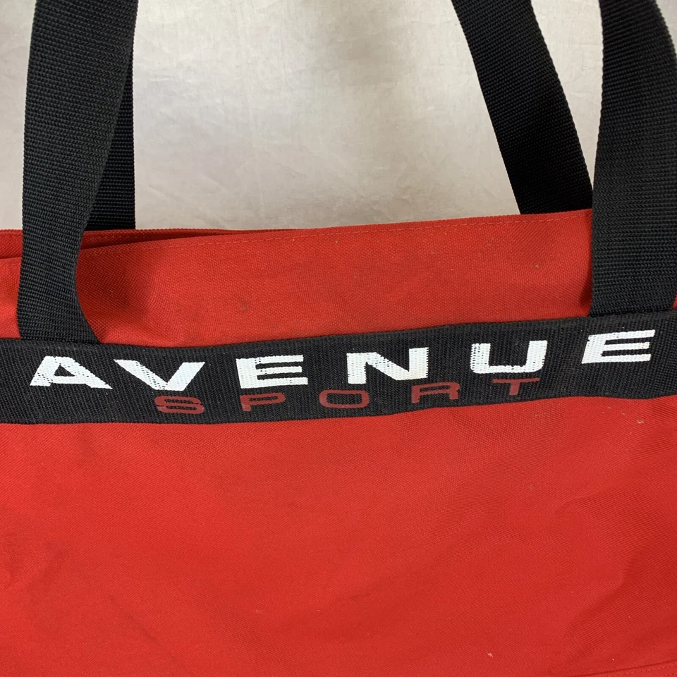 Avenue Sport Red Tote Bag 16x20x7 Beach Carry ON - Image 2 of 4