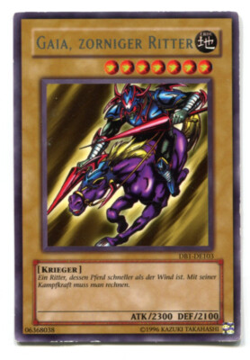 Yu-Gi-Oh! PLAYED/POOR Gaia Zorniger Ritter