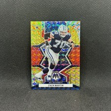 Zach Martin /80 FUSIONS RED & YELLOW Dallas Cowboys 2022 Mosaic #233