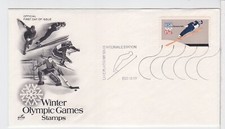 TurtlesTradingPost- 1980 Olympics Ski  Lake Placid, NY Pictorial Artcraft Cachet