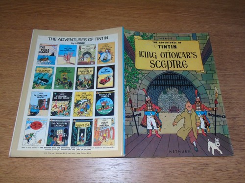 HERGE ADVENTURES OF TINTIN Book - King Ottokar's sceptre - Magnet Edition 1976 - Imagen 2 de 8