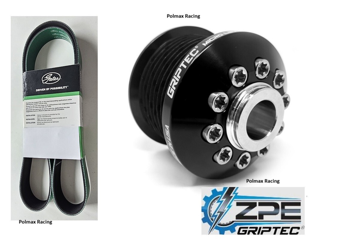 ZPE Griptec 2.30 pulley kit ,Gates belt 201519 Corvette C7 Z06 supercharged LT4 eBay