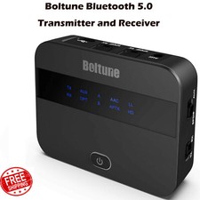 Boltune BA001 Bluetooth 5.0 Transmitter Receiver 2-in-1 3.5mm Stereo Aux SB20