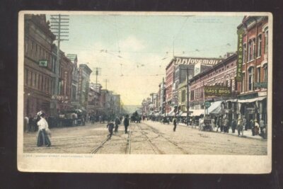 Chattanooga Tennessee Downtown Market Street Scene Historic Old Photo 1