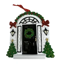 PolarX Front Door Garland & Wreath Christmas Ornament