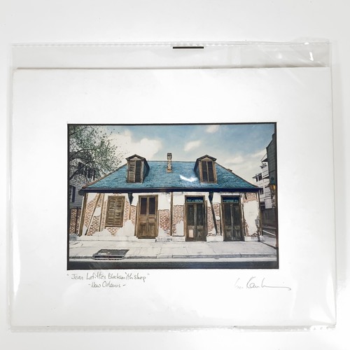 Jan Kaulins Detroit Colored Photograph Matted Signed Framed 8 X 10 - Picture 2 of 5