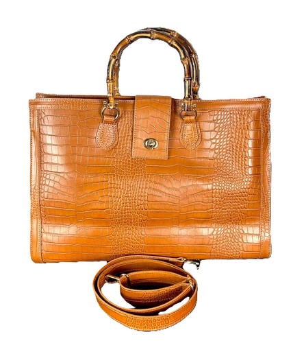 Ivan Troy Nora Brown Women Italian Leather Outdoor Crossbody Shoulder Bag - Picture 3 of 7