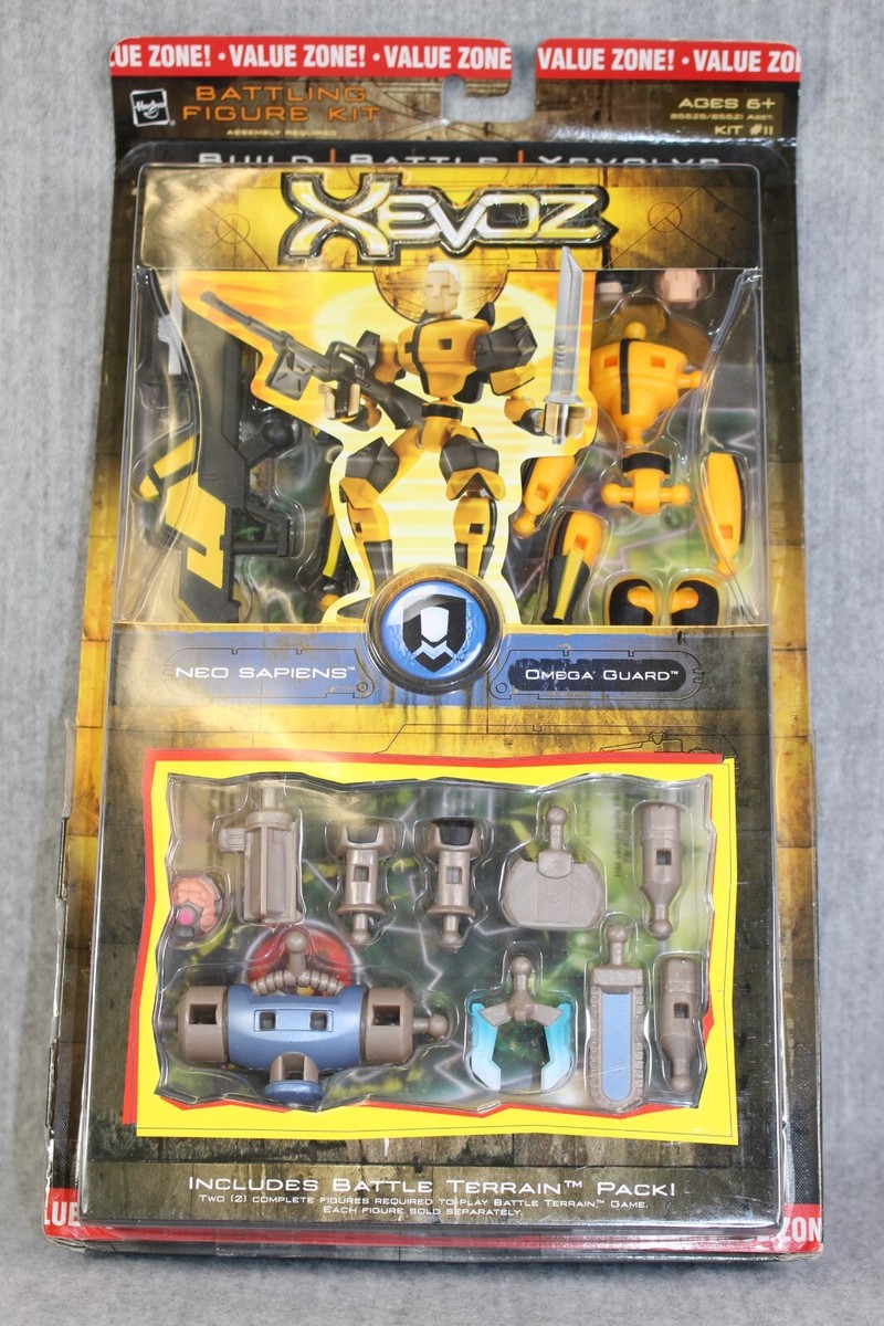 XEVOZ HASBRO Stikfas Neo Sapiens Omega Guard Battling Figure Kit w