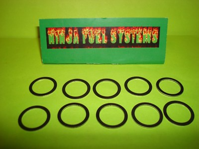 #ad FITS DEMON HOLLEY 4160 VACUUM SINGLE LINE CARBURETOR SMALL INLET WASHER 10PK $13.95