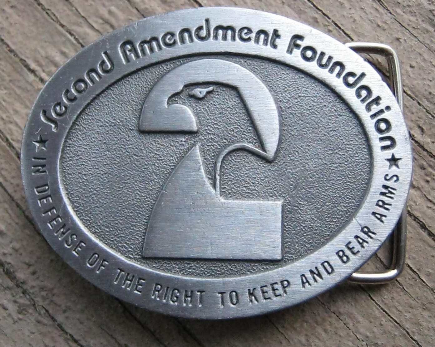 VINTAGE SECOND AMENDMENT FOUNDATION SOLID PEWTER … - image 1