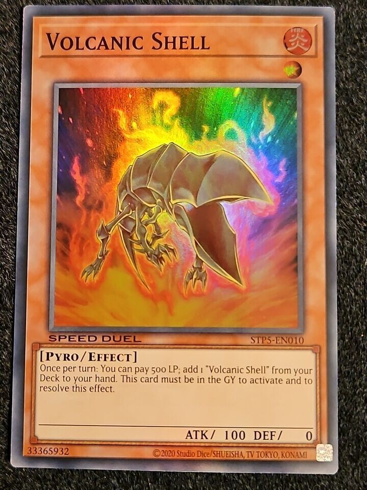Volcanic Shell Super Rare Speed Duel Tournament Pack 5 OTS STP5