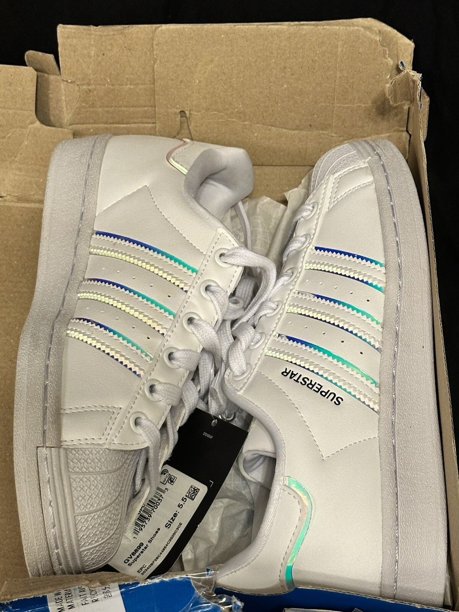 Size (GS) adidas Superstar Low Iridescent 2022 for sale