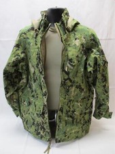 US NAVY AOR2 DIGITAL RAIN WORKING PARKA GORE-TEX JACKET SMALL/XSHORT CAMMIES