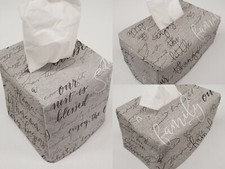 Family Love Words Tissue Box Cover
