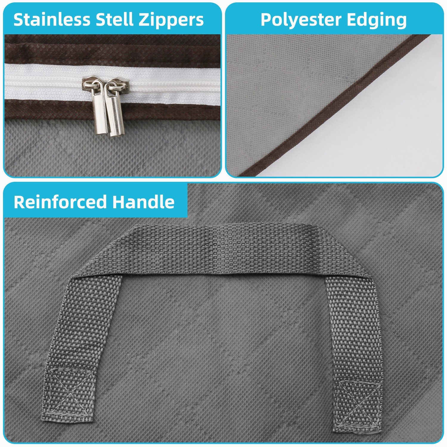 US Home Organizer Large Bag - Anti Dust Storage Sort for Clothes Quilt Blanket