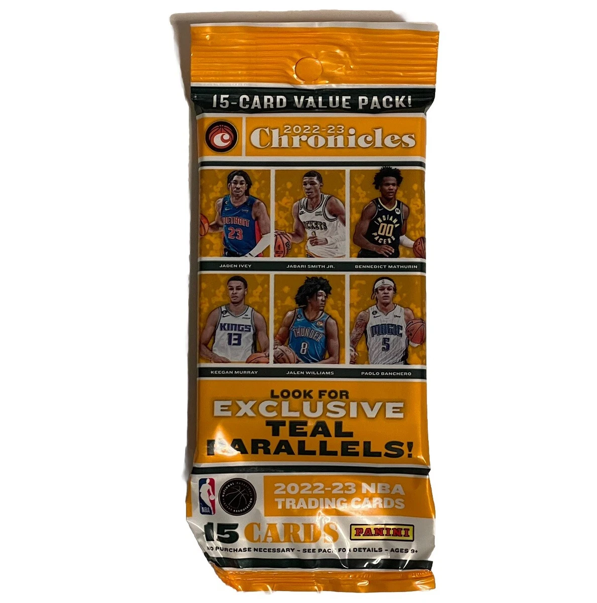 2022-23 Panini Chronicles Basketball NBA Fat-Pack (15 Karten) Neu