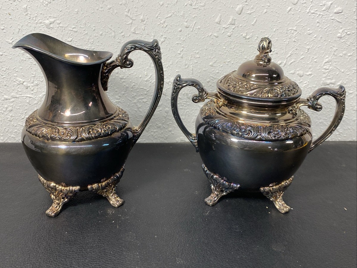 Vintage Rogers Bros 1847 Heritage IS Silverplate Tea & Coffee Set