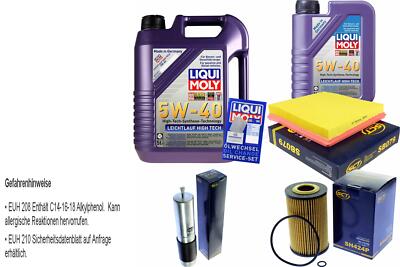 INSPEKTIONSKIT FILTER LIQUI MOLY ÖL 6L 5W-40 für BMW 3er Compact E36 316i 316g