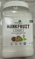 Monk Fruit Sweetener, Classic  White Sugar Substitute 2.5 LB EXP 6/27 NEW