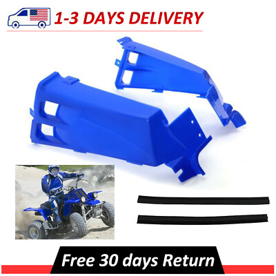 #ad #ad Blue Gas Tank Side Covers Plastic Wrap Fit For 87 06 Yamaha Banshee 350 YFZ350 $14.48