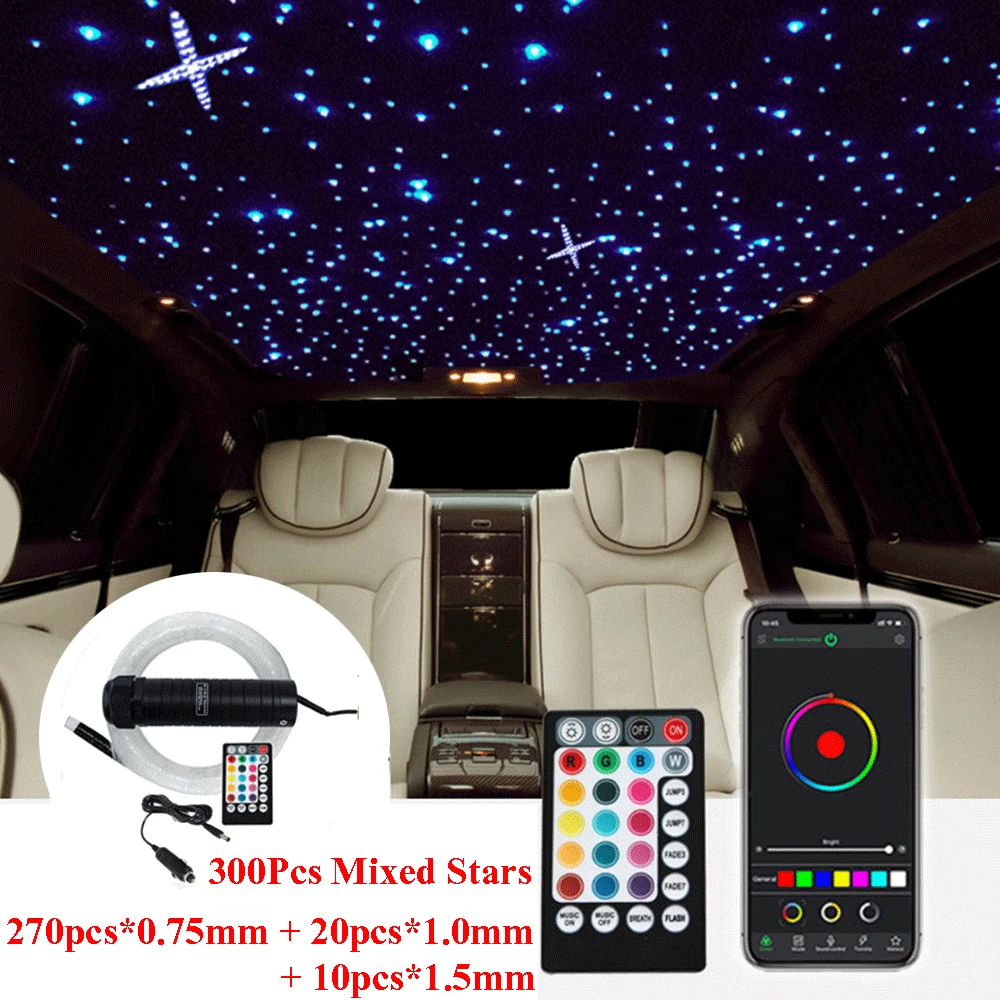 Led fiber light car deals