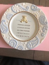 Keepsake Baby Plate  Wish Come True   Grasslands Road New