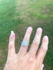 Pre- Owned Vintage Annabella Moissanite Sterling Sliver 9.25 stamped — photo 6