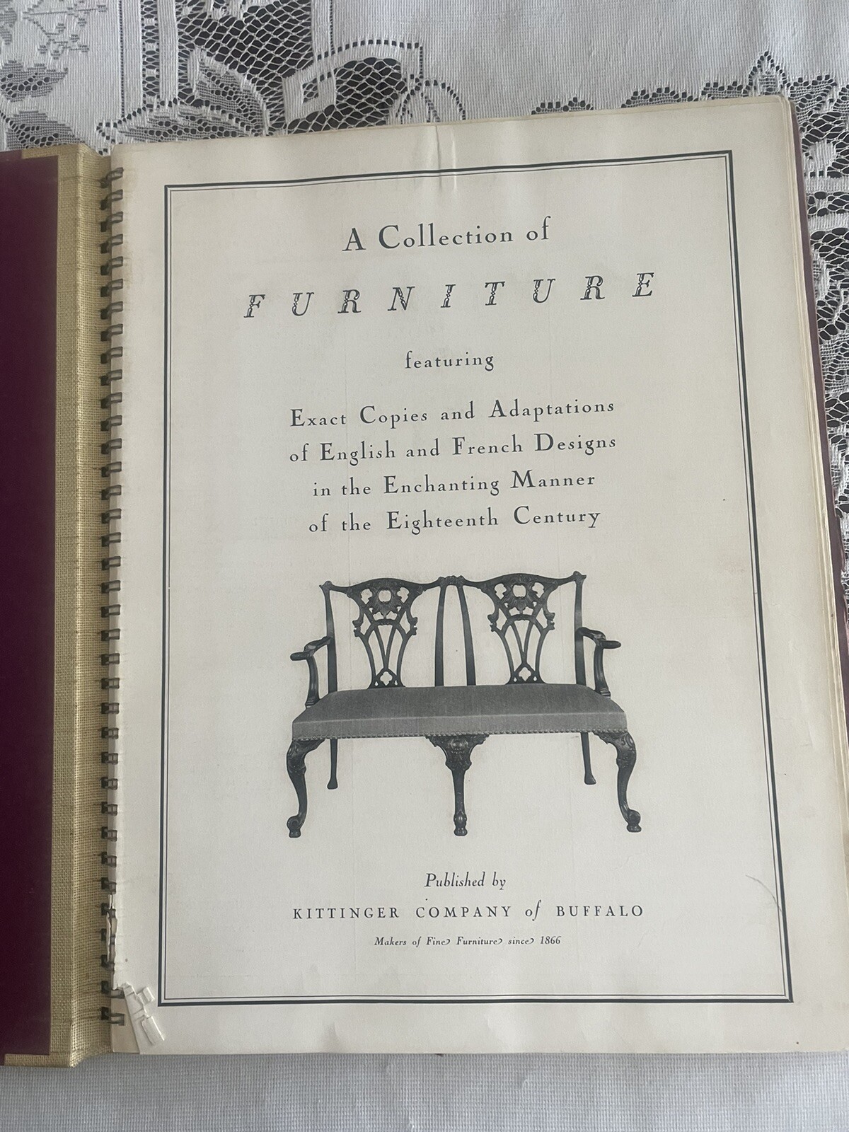 Vintage Kittinger Furniture Catalog 1940 Buffalo, NY eBay