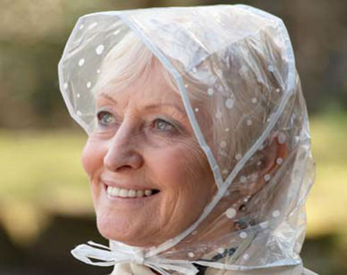 Rain \u0026 Wind Peak Bonnet/Hat Clear 