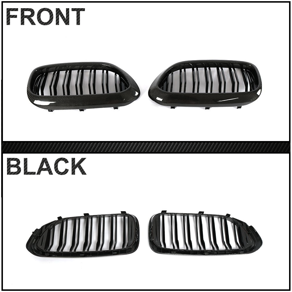 BIMMERCUSTOMS NIEREN BLACK LINE DOPPELSTEG FRONTGRILL PASSEND FÜR BMW