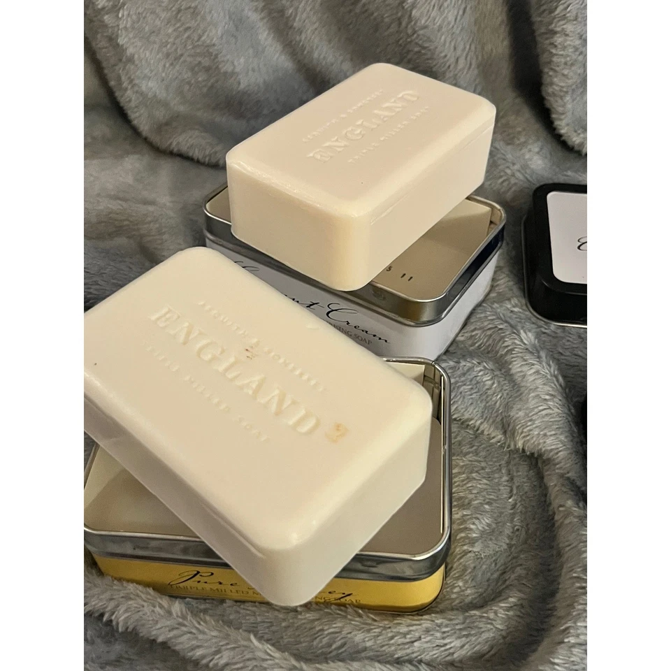 Juego de jabón para artículos de tocador Somerset crema de coco y miel pura triple molido 2 x 10,5 oz Foto 3 de 4