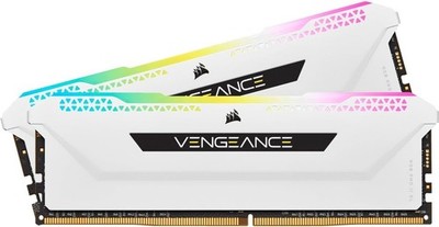 Corsair 32GB (2x16GB) DDR4 3600MHz Vengeance RGB Pro SL Ram CMH32GX4M2D3600C18W