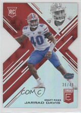 2017 Panini Elite Draft Picks Status Red Die-Cut 36/49 Jarrad Davis #141 fm0