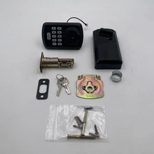 Kwikset Powerbolt 250 10Button Keypad Electronic Deadbolt Door Lock Matte Black