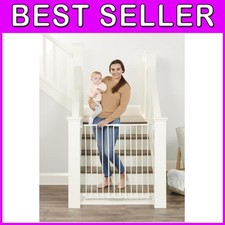 Easy Swing 2-in-1 Baby Gate, White, 24"-40.5" Wide