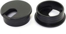 2Pcs 1-3/4 Inch Desk Wire Cord Cable Grommets Hole Cover for Office PC Desk Cabl