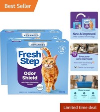 Odor Shield Advanced Multi Cat Clumping Litter - 2 Pack with Febreze Freshness