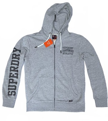 Superdry L Sweatshirt Jacke VINTAGE GYM ATHLETIC ZIPHOOD Hoodie Sweatjacke Neu