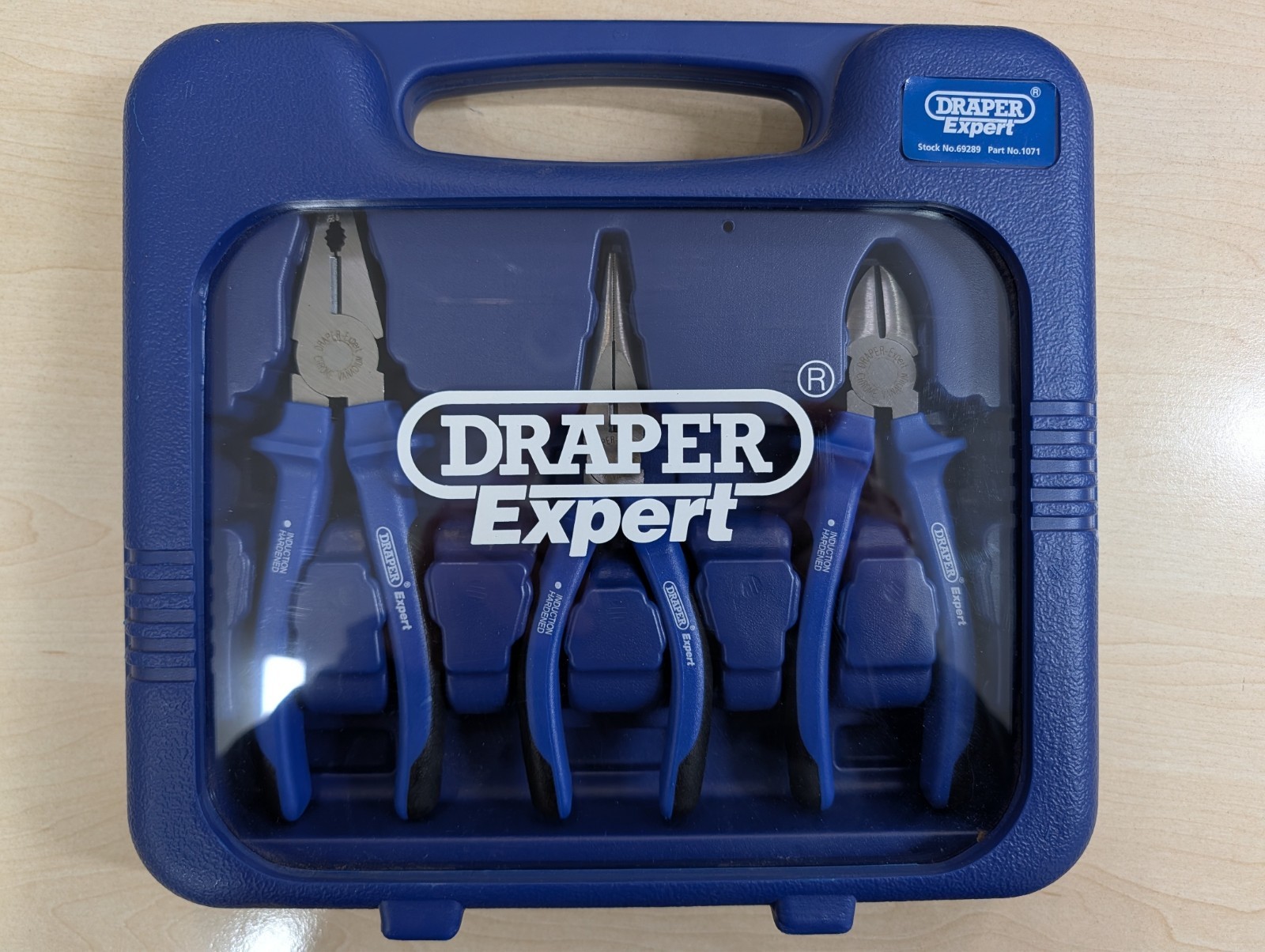 Draper Expert Heavy Duty Soft Grip Pliers Set (3 Piece) 69289