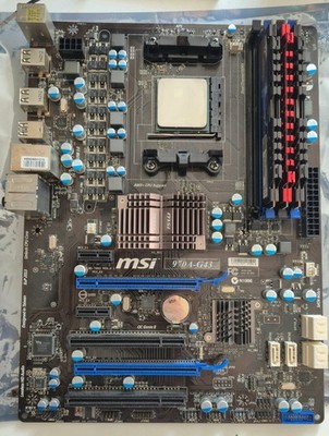 Mainboard CPU RAM Bundle MSI 970A-G43 ATX Sockel AM3+ AMD FX-4300 12GB DDR3