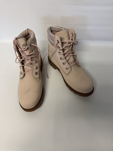 Timberland Women's Linden Woods Waterproof Boots Light Pink Nubuck Size 9 - Picture 2 of 10