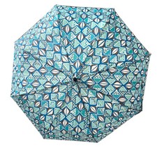 Vera Bradley Automatic Umbrella Go Fish Blue NWT