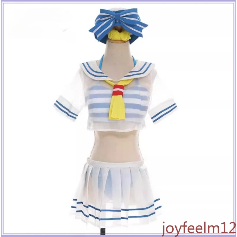 Re:ZERO-Starting Life In Another World Rem Sailor Fuku Uniforme Juegos con disfraces Halloween Foto 3 de 4